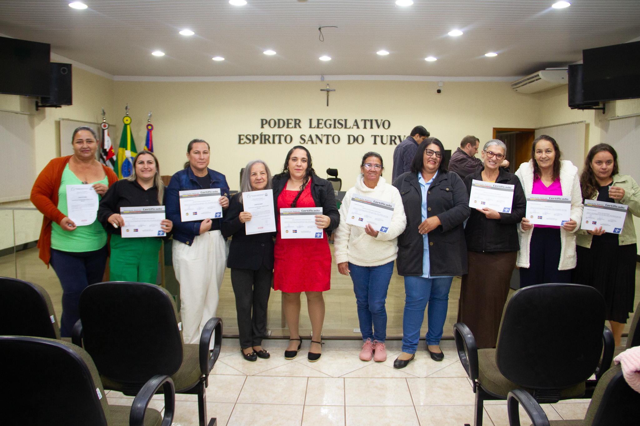 Sebrae-SP e Prefeitura celebram entrega de certificados de cursos em Espírito Santo do Turvo