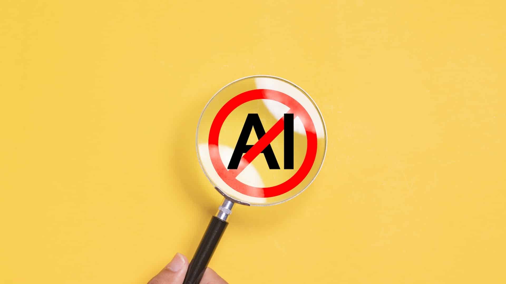 6 marcas que se posicionam contra o conteúdo da IA