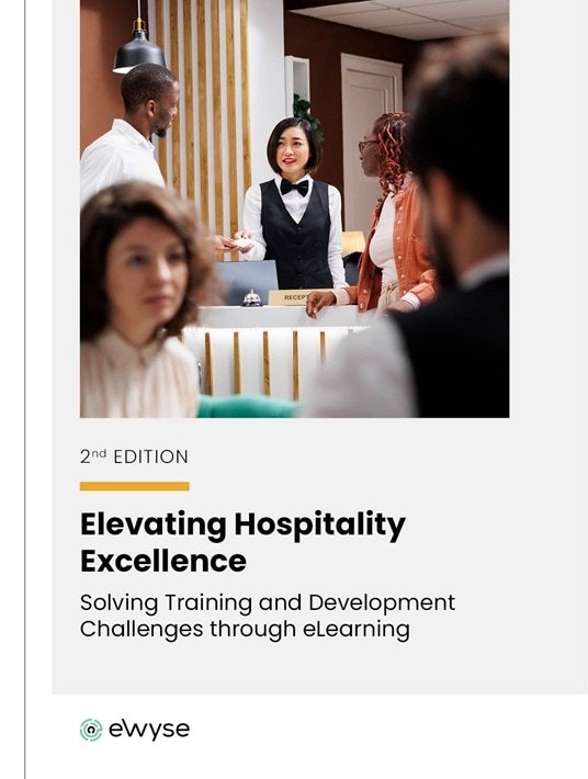 Liberação do e -book: Elevando a excelência em hospitalidade: resolvendo desafios de treinamento e desenvolvimento através do eLearning