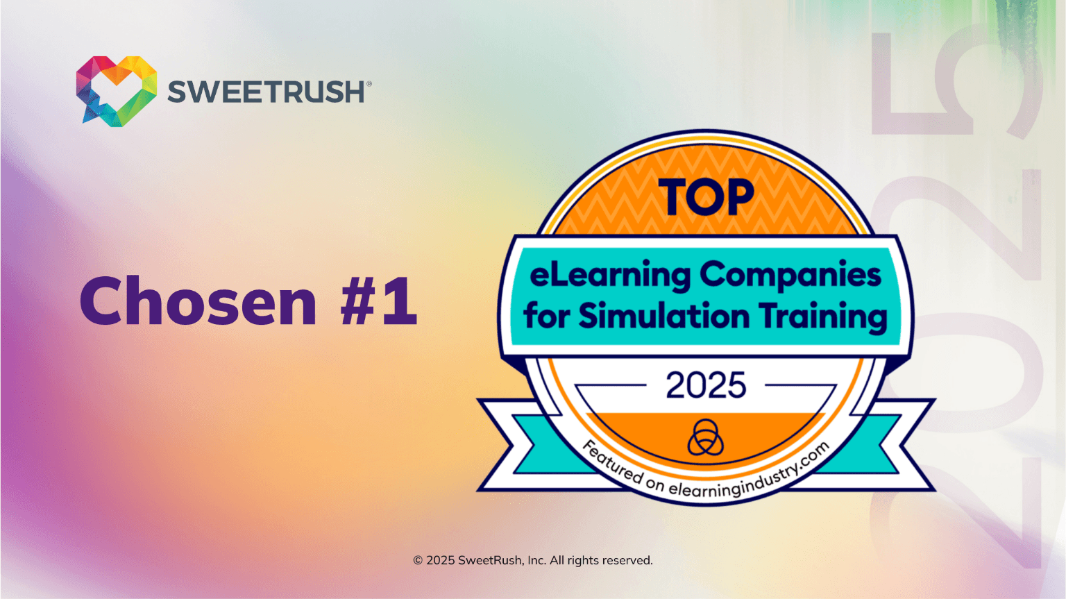 Sweetrush nomeou o número 1 em treinamento de simulações pela indústria de eLearning