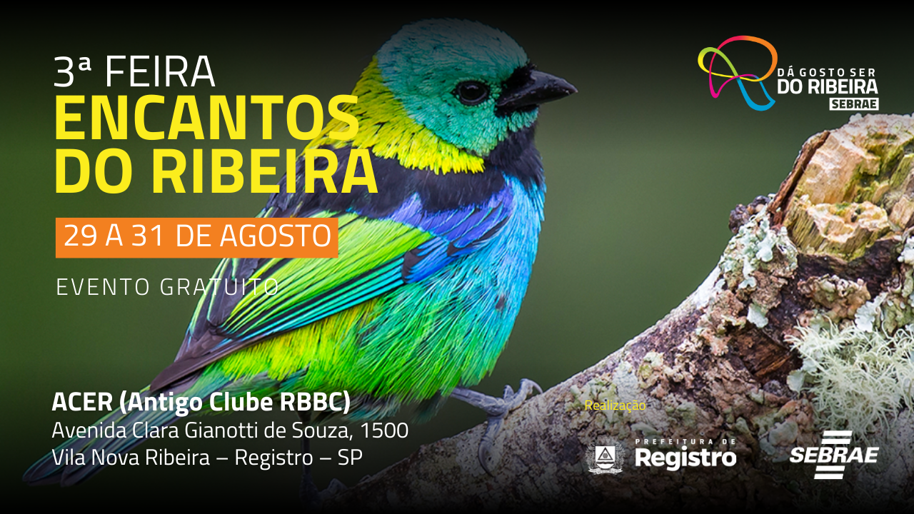 Feira Encantos do Ribeira reúne cultura, turismo e gastronomia neste final de semana | ASN São Paulo
