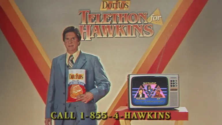 Doritos disca o telethon de estilo dos anos 80 para a temporada final de 'Stranger Things'