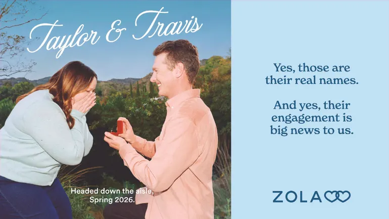 Como Zola encontrou seu próprio Taylor e Travis para o impulso de 'Casamento do Ano'