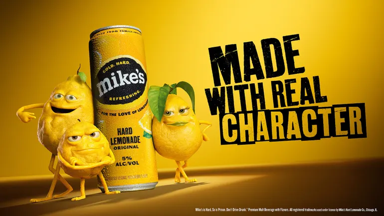 Mike's Hard Lemonade busca conquistar a Geração Z com limões animados