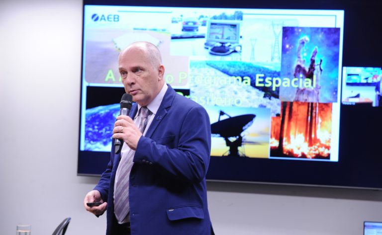 Audiência Pública - Ações, diretrizes e perspectivas do Programa Espacial Brasileiro (PEB). Presidente - Agência Espacial Brasileira (AEB), Marco Antônio Chamon.