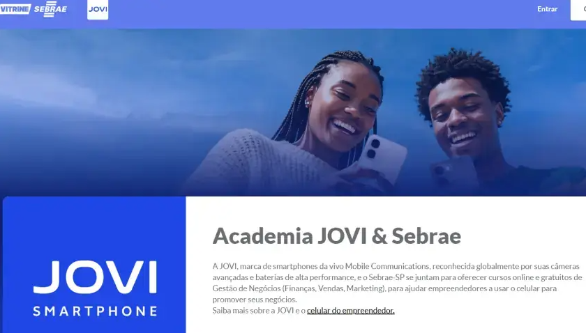 Sebrae-SP e JOVI lançam curso gratuito de gestão digital para impulsionar negócios pelo celular | ASN São Paulo