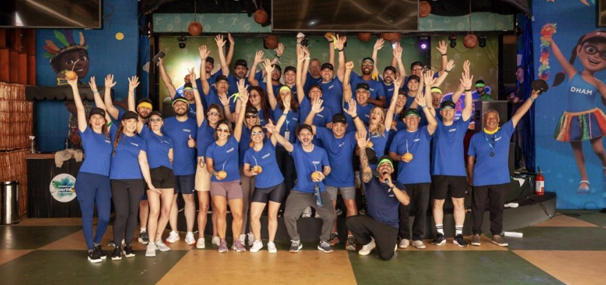 O encontro promoveu quatro dias de imersão e troca de experiências entre 36 profissionais de 18 hotéis, representando cinco marcas do portfolio. Crédito: Divulgação / Wyndham Hotels & Resorts